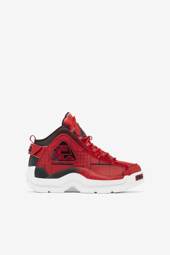 Fila Grant Hill 2 Red Sneakers Kids - NZ 79352-REPW